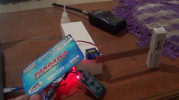 membuka palang pintu dengan e-ktp  arduino uno