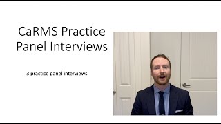 CaRMS Practice Panel Interview