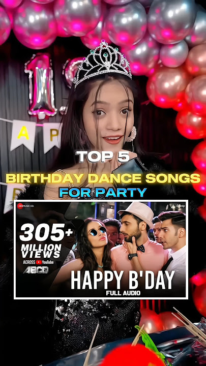 TOP 5 BIRTHDAY DANCE SONGS FOR PARTY|Mere Yaar ka Birthday|#shorts