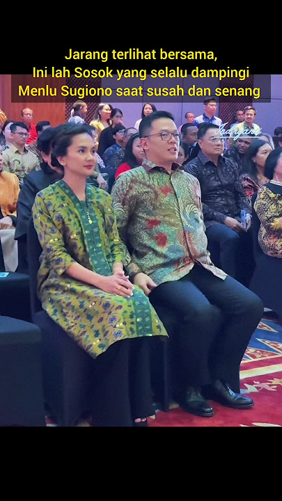 Istri Mentri luar negeri (menlu) Sugiono #prabowo #sugiono #menlusugiono #marlyn #indonesia