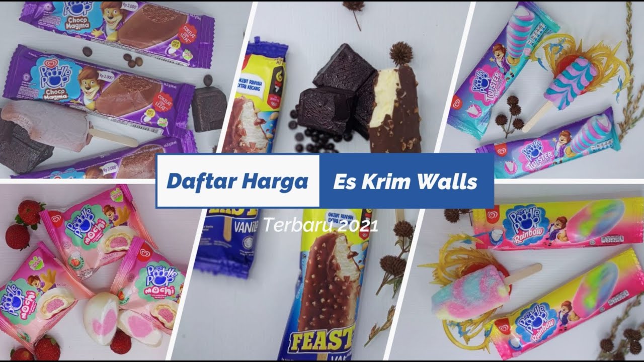 Daftar Harga es Krim Walls terbaru 2021 #eskrim #jajanansehat #fyp