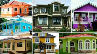House Exterior Painting colors Outside 2022 | Exterior Wall Paint Color Combinations Ideas
