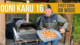 Ooni Karu 16  Real time wood fired pizza cook