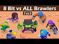 8 BIT vs TODOS | 1 vs 1 | El brawler más fuerte | Brawl Stars