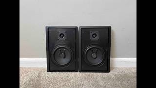 Acoustic Audio SLM1B On-Wall 2 Way Home Speakers