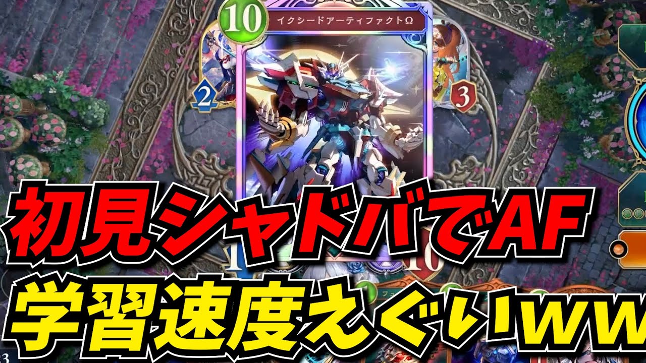 初めてのシャドバで自作のAFネメシスデッキを使い瞬く間に成長していく