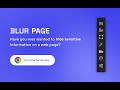 Blur Page chrome extension