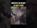 👉 A Sniper Hit His Helmet… He Didn’t Know