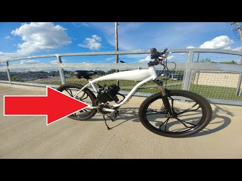 Motorized Bike Jackshaft. What it and how it does it *Viewer Request* Hill Climb and Speed Test - YouTube
