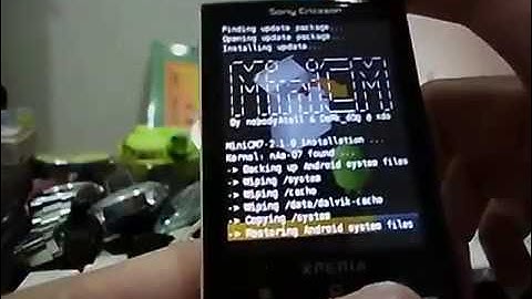 Xperia X10mini Flashing MiniCM7-2.1.6 - bboy99