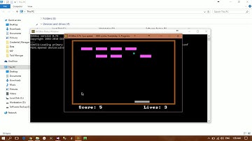 Brick Breaker on Assembly 8086