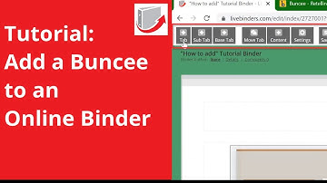 Virtual Binders : How to Add Your Buncee to an Online Binder