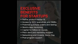 Announcing the NOV Supernova Accelerator Program Powered by Venture Builder VC