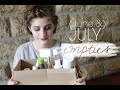 (June and) JULY Empties // Raquel Mendes
