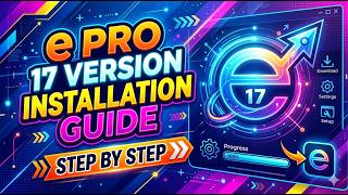 e Pro 17 ID Card software Complete installation guide With all steps..Watch full video without skip. screenshot 4