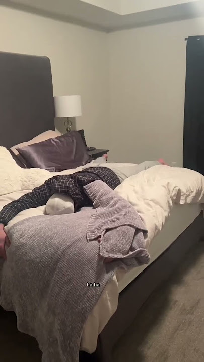 Lights off challenge-only move when lights are on #couplegoals #husbandwife #funny #coupleshorts