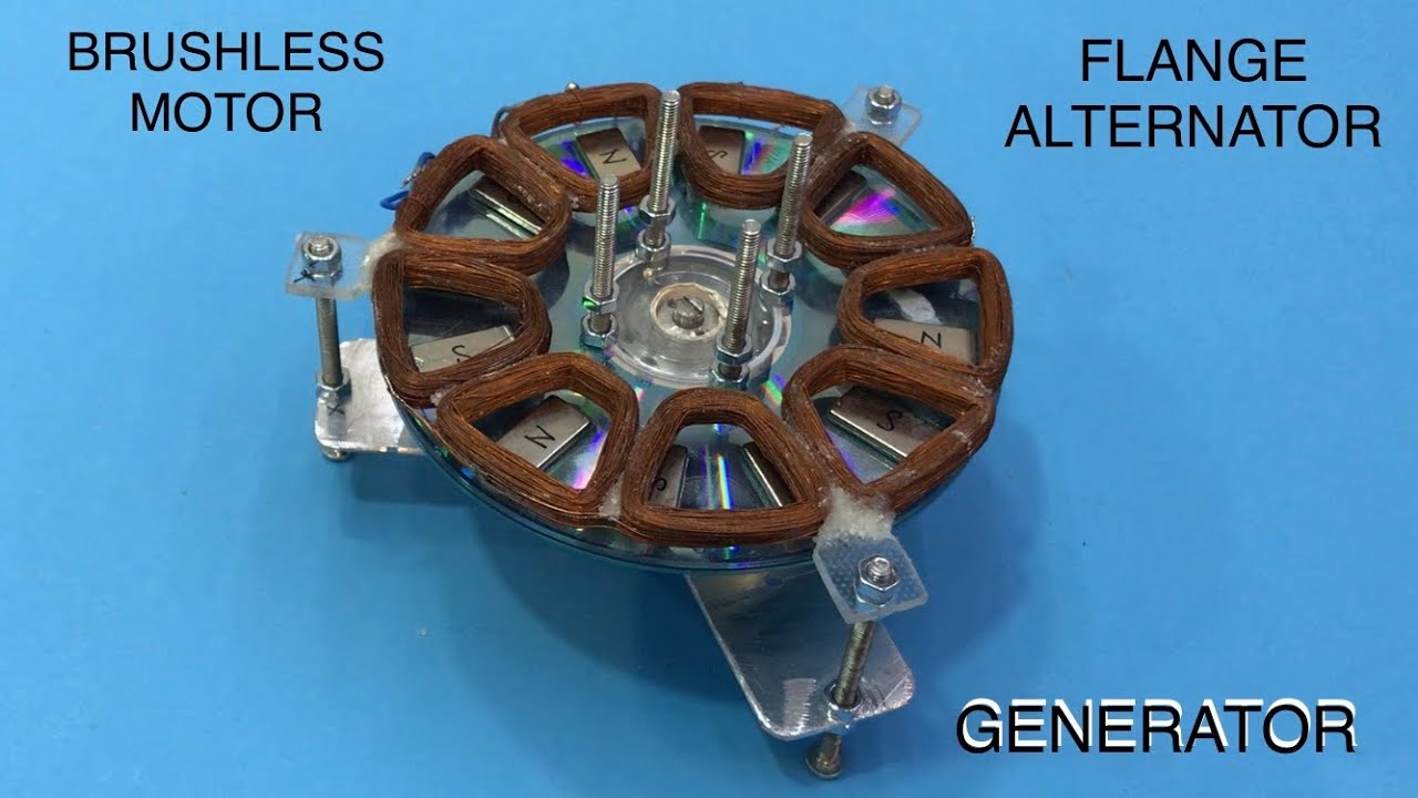 ФЛАНЦЕВЫЙ ГЕНЕРАТОР И БЕСЩЕТКОВЫЙ ДВИГАТЕЛЬ ВМЕСТЕ СОЗДАЙТЕ СОБСТВЕННЫЙ ГЕНЕРАТОР