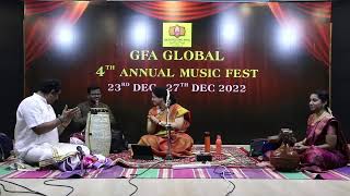 GFA Global 4th Annual Music Fest - Concert #4 - Vid. Bhargavi Balasubramanian
