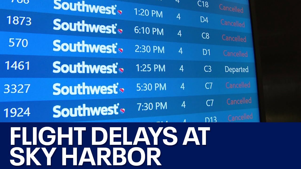 Flight delays, cancellations at Phoenix Sky Harbor Airport depart travellers pissed off
