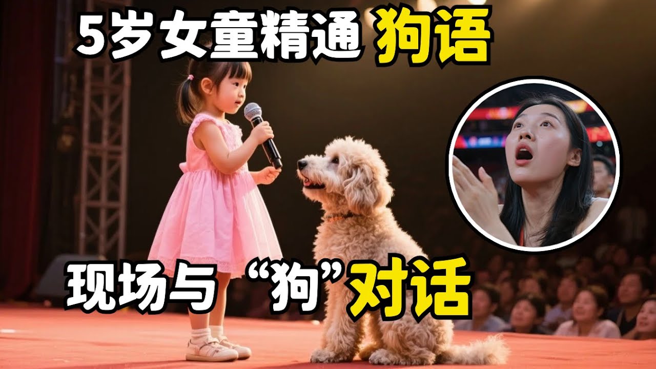 5岁女童精通狗语,现场与“狗”对话,观众看呆了!这种天赋太神奇【加油好宝贝】
