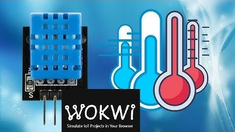 Sensor de Temperatura y Humedad DHT22. Wokwi simulador online.