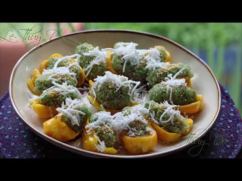 Video Xôi Mít Lá Dứa Dừa Mè - Jackfruit Sticky Rice - youtube