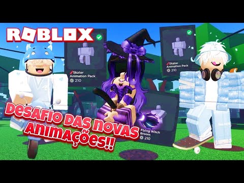 ROBLOX - WE DID A SKIN CHALLENGE WITH THE NEW ROBLOX ANIMATIONS!!! (Catalog Avatar Creator)
