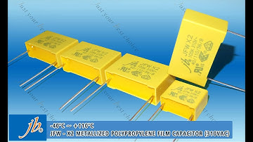 jb X2 Metallized Polypropylene Film Capacitor Operating Temperature Has Upgraded From 105℃ To 110℃