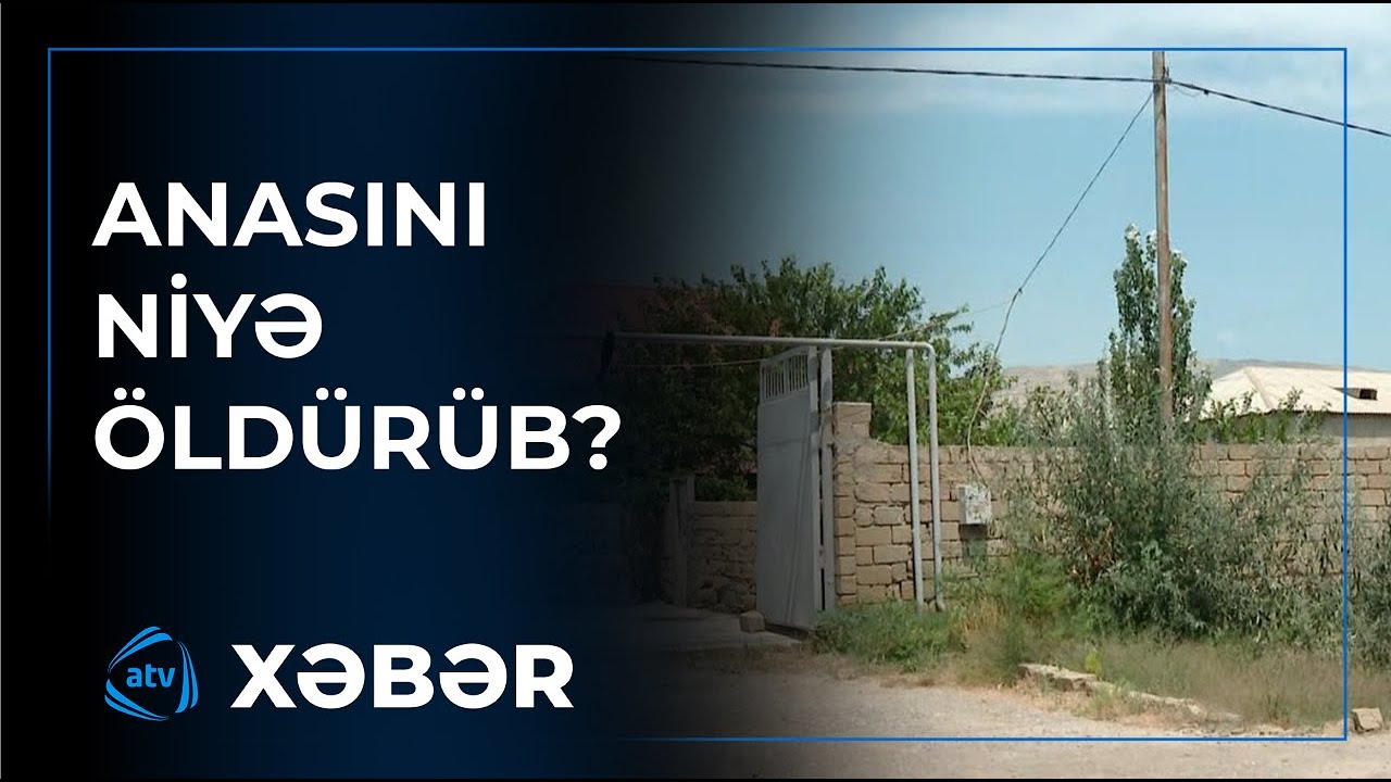 Ümid qəsəbəsində oğul anasını qətlə yetirdi