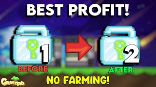 HOW TO PROFIT WITH 1 DL!!! BEST PROFIT | GrowTopia Profit