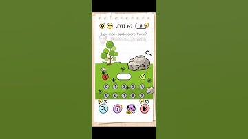 Brain Test Level 397 [HOW MANY SPIDERS ARE THERE?]