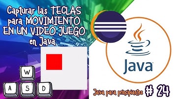 De TOETSEN voor BEWEGING vastleggen in een VIDEOSPEL in Java | Java voor beginners #java #oo