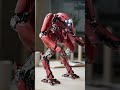Epic Pocket Capsule Transforms Into Red Mech Walker And Black Cyber Soldier