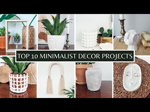 Video: DIY MINIMALIST HOME DECOR ideas - Warm Minimalism and Japandi style decor
