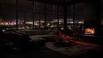 Sleep Better: Rain & Fireplace Sounds to Melt Away Stress 🌧️🔥😴