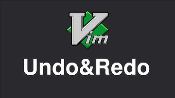 Beginner VIM Editor tutorial - How to Undo and Redo in VIM