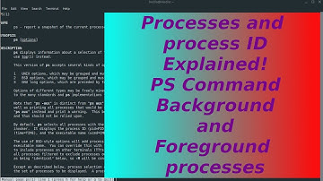 Linux/Unix: (ps) Process Command Explained