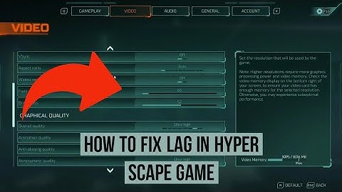 How to fix Lag in Hyper Scape game