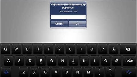 AutoRemote URL variables on iOS