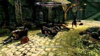 The Elder Scrolls V: Skyrim : Blowing People