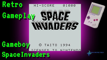 Retro Gameplay - Nintendo Game Boy - Space Invaders