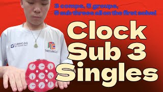 Clock - Five Sub 3 Singles.