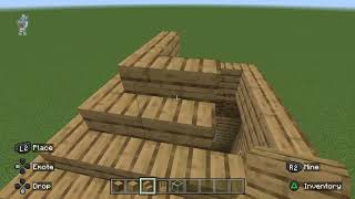 Minecraft building a house