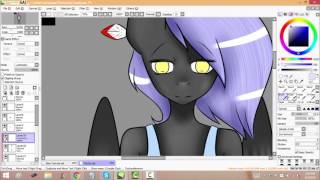 Anthro Cloudy Speedpaint @sophiaricciuti