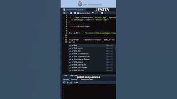 Bioinformatics Tricks in R ⭐ | Bioinformatics for Beginners | FASTA