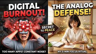 Stop Digital Burnout! The 'Analog Defense Strategy' for a Productive, Stress-Free Life