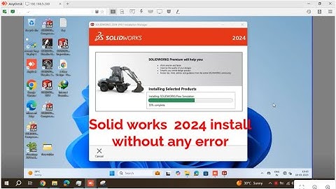 How to install SolidWorks 2024 / Full installation without any error ✅