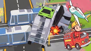 Wadidau gokil-gokil woi mobil truk Vs dua kereta api teman-teman bagaimana jadinya ini ayo langsung👇