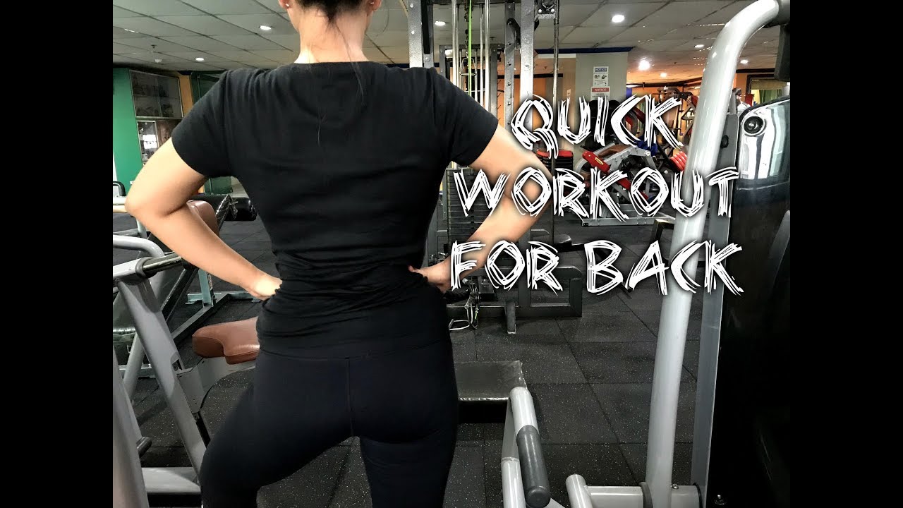 QW (Quick Workout) Episode 1 Back YouTube