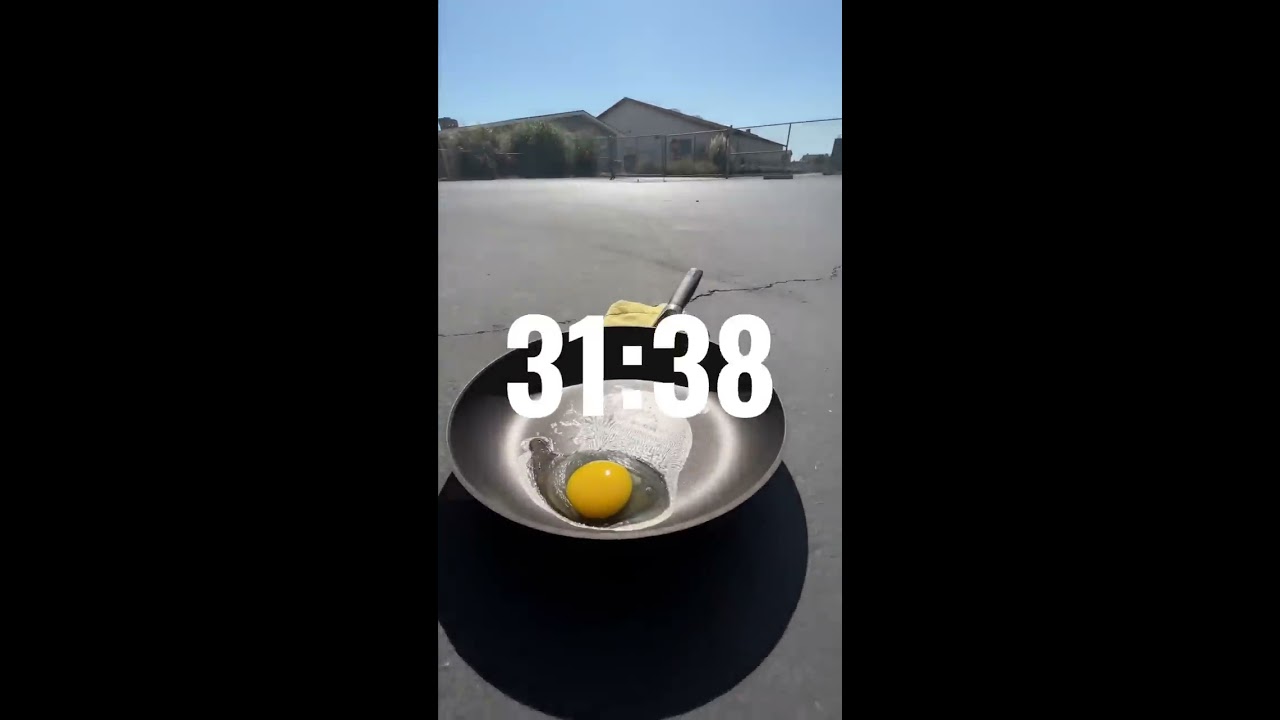 How Long To Cook An EGG In 120 Degree Weather Test 